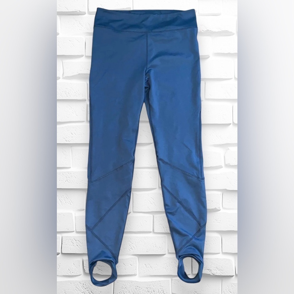 Free People Movement Womens Medium Leggings • Solid Gray Stirrups High Rise